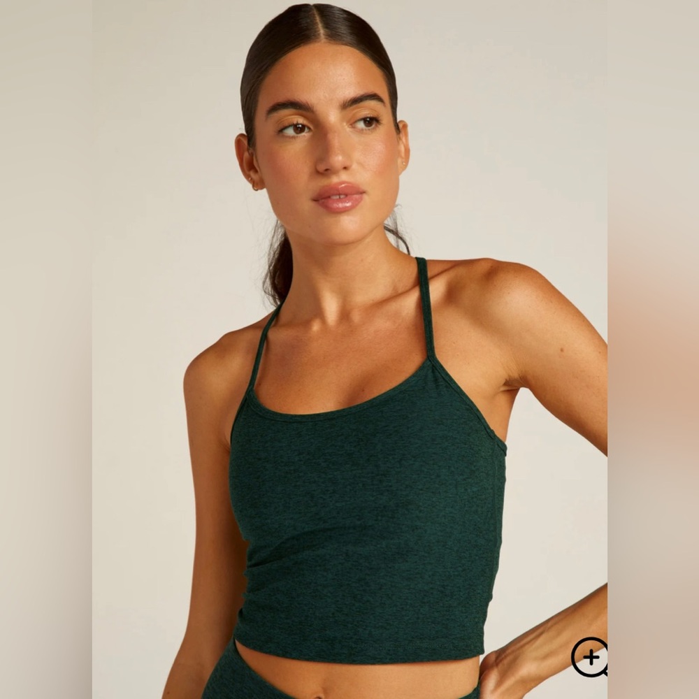 Spacedye Slim Racerback Cropped Tank